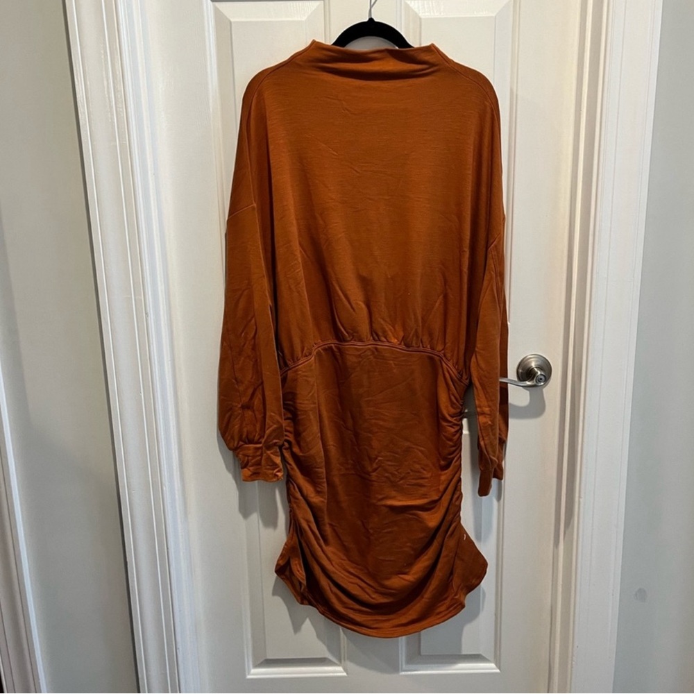 Anthropologie Rust Orange Dress